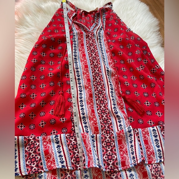 Pink Rebublic Red Boho Tank Size XS - Picture 9 of 10
